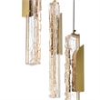Valira Integrated LED Brass Mini Pendant