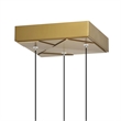 Valira Integrated LED Brass Mini Pendant