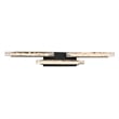 Valira Integrated LED Black Vanity Light