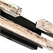 Valira Integrated LED Black Vanity Light