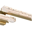 Valira Integrated LED Brass Vanity Light