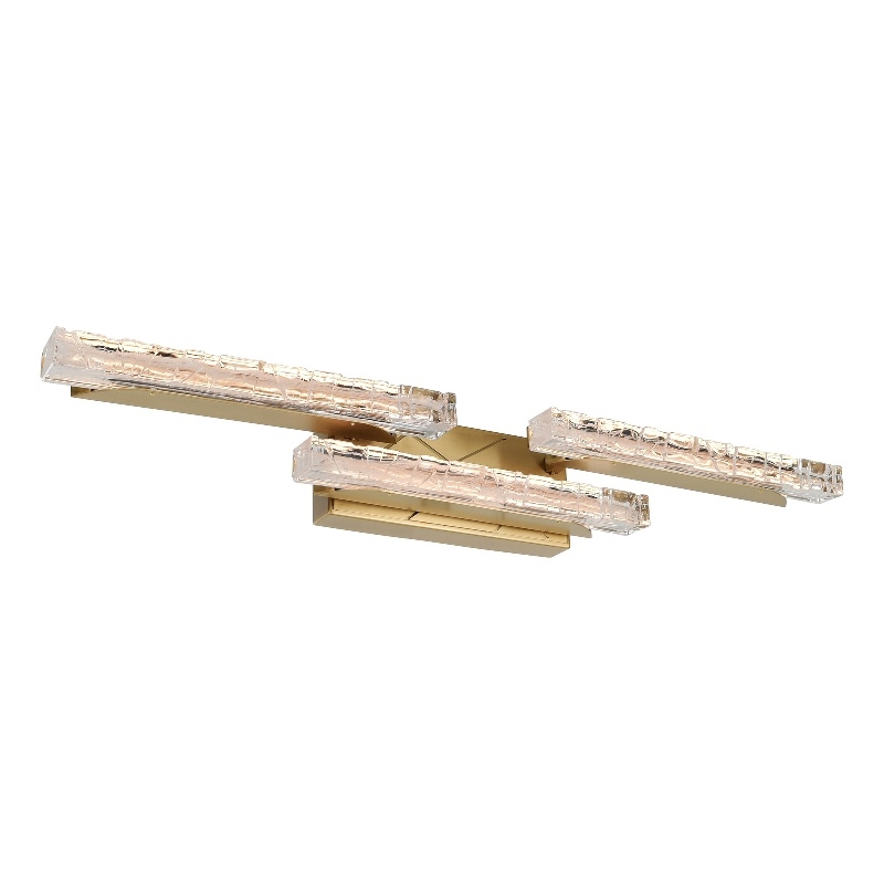 Valira Integrated LED Brass Vanity Light