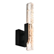 Valira Integrated LED Black Wall Light