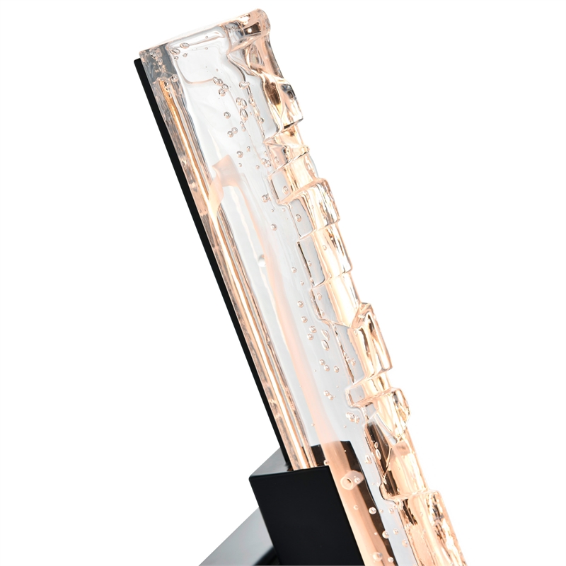 Valira Integrated LED Black Wall Light