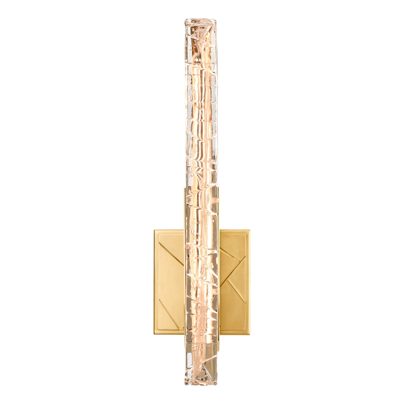 Valira Integrated LED Brass Wall Light