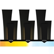 Candora Integrated LED Black Vanity Light