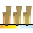 Candora Integrated LED Brass Vanity Light