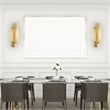 Candora Integrated LED Brass Vanity Light