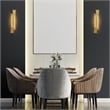 Candora Integrated LED Brass Vanity Light
