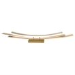 Candora Integrated LED Brass Vanity Light
