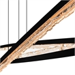 Saber Integrated LED Black Chandelier
