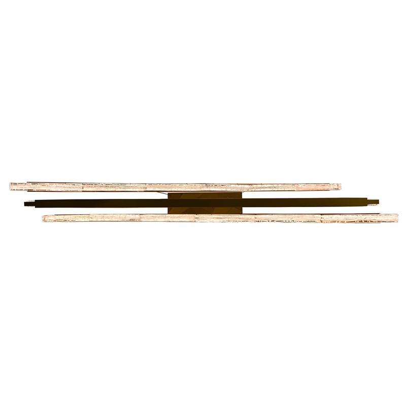 Saber Integrated LED Brass Chandelier