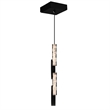 Moon Integrated LED Black Mini Pendant