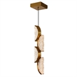 Moon Integrated LED Brass Mini Pendant