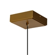 Moon Integrated LED Brass Mini Pendant