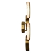 Moon Integrated LED Brass Wall Light