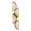 Moon Integrated LED Brass Wall Light