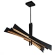 Solara Integrated LED Black Chandelier