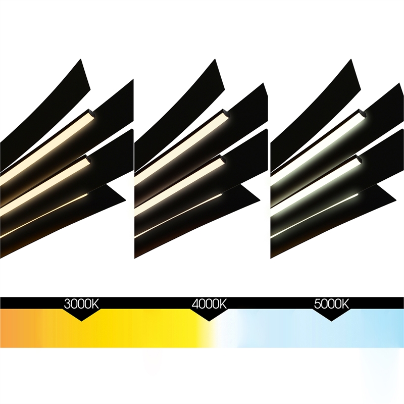 Solara Integrated LED Black Chandelier