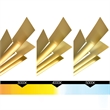 Solara Integrated LED Brass Chandelier