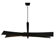 Solara Integrated LED Black Chandelier