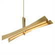 Solara Integrated LED Brass Chandelier