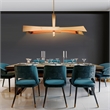 Solara Integrated LED Brass Chandelier