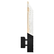 Petra Integrated LED 22in Sand Black Indoor-Outdoor Wall Light