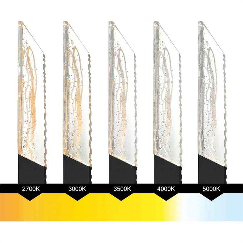 Petra Integrated LED 22in Sand Black Indoor-Outdoor Wall Light