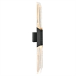 Petra Integrated LED 36in Sand Black Indoor-Outdoor Wall Light
