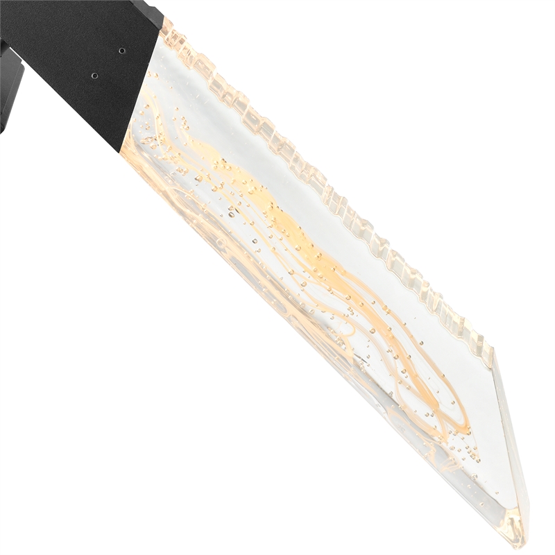 Petra Integrated LED 36in Sand Black Indoor-Outdoor Wall Light