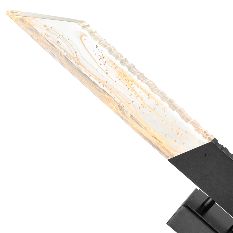 Petra Integrated LED 36in Sand Black Indoor-Outdoor Wall Light