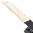 Petra Integrated LED 36in Sand Black Indoor-Outdoor Wall Light