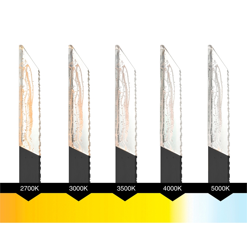 Petra Integrated LED 36in Sand Black Indoor-Outdoor Wall Light