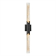 Petra Integrated LED 36in Sand Black Indoor-Outdoor Wall Light