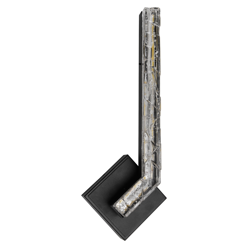 Contour Integrated LED 19in Sand Black Indoor-Outdoor Wall Light