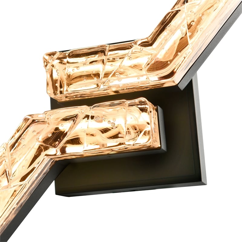 Contour Integrated LED 33in Sand Black Indoor-Outdoor Wall Light