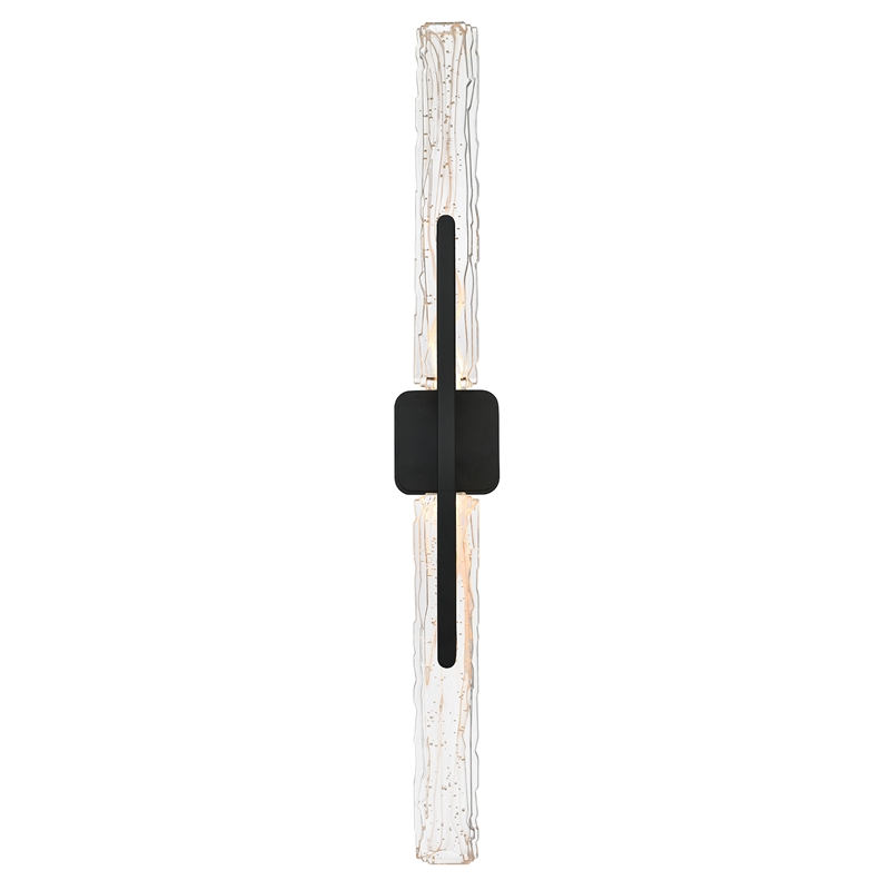 Curva Integrated LED 36in Sand Black Indoor-Outdoor Wall Light