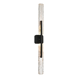 Curva Integrated LED 36in Sand Black Indoor-Outdoor Wall Light