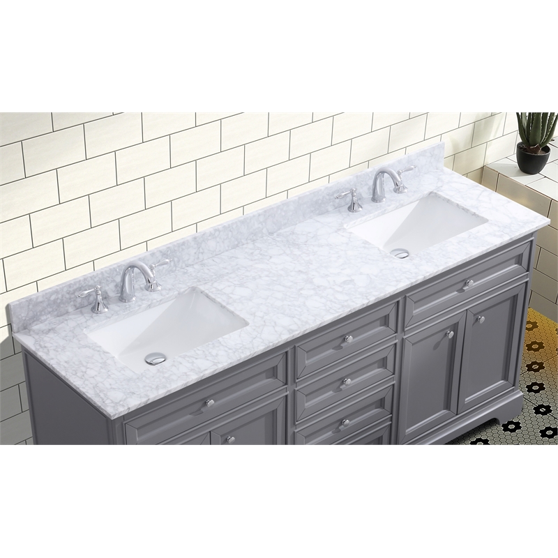 Ari Kitchen Bath South Bay 73 Solid, 73 Bathroom Vanity Top