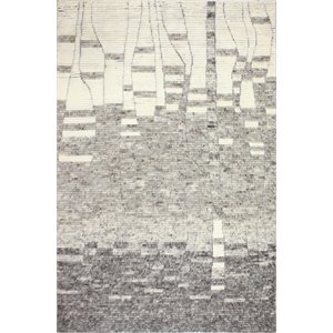 bashian marrakesh jolie area rug in ivory and gray