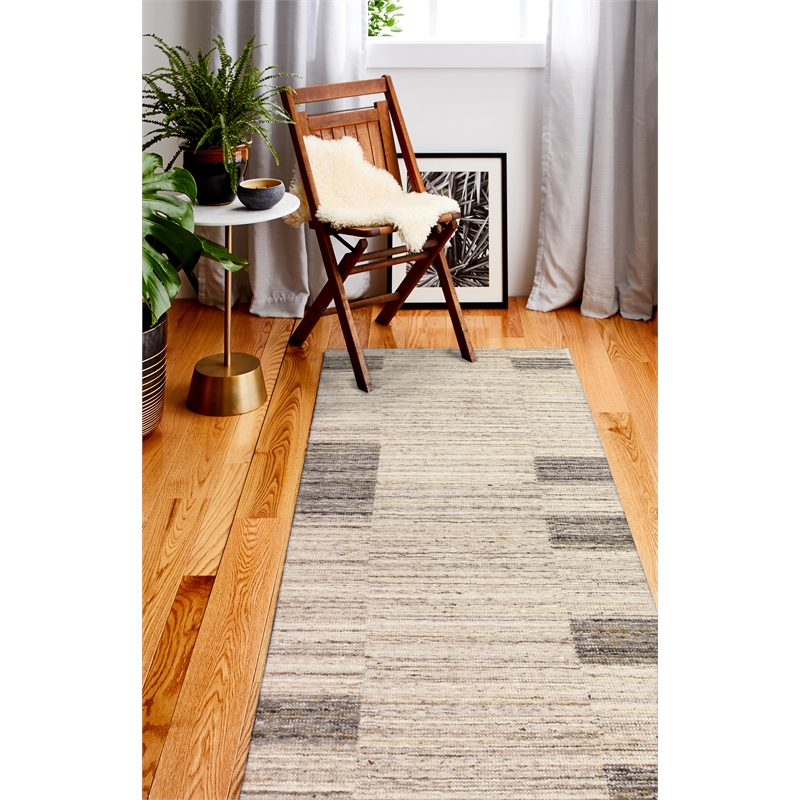 Bashian Leonidas Area Rug Beige 2'6