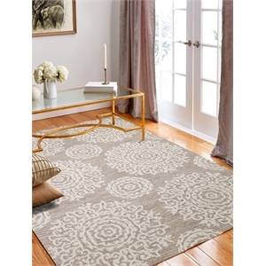 bashian area rug transitional biscuit 8'6