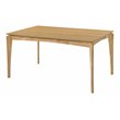 Omax Decor Janne Modern Wood Dining Table in Natural Oak Top/Base