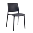 Omax Decor Cleo Resin Patio Dining Chair in Anthracite Black - (Set of 2)