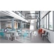 Omax Decor Cleo Resin Patio Dining Chair in Anthracite Black - (Set of 2)
