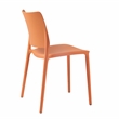 Omax Decor Cleo Resin Patio Dining Chair in Orange - (Set of 2)