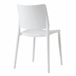 Omax Decor Cleo Resin Patio Dining Chair in White - (Set of 2)