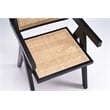 Omax Decor Angelo Solid Wood Dining Arm Chair in Black Ash (Set of 2)