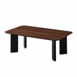 Omax Decor Joss Rectangular Shape Modern Wood Coffee Table in Walnut